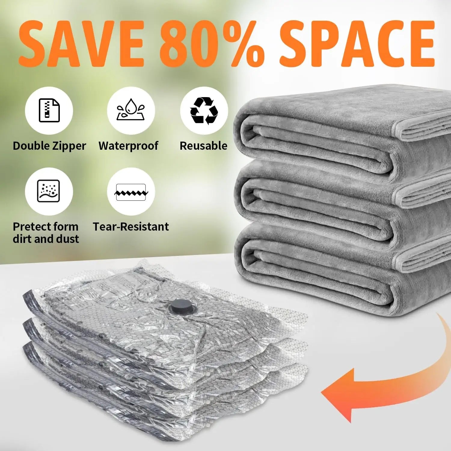 Travel-Smart Vacuum Bags Set