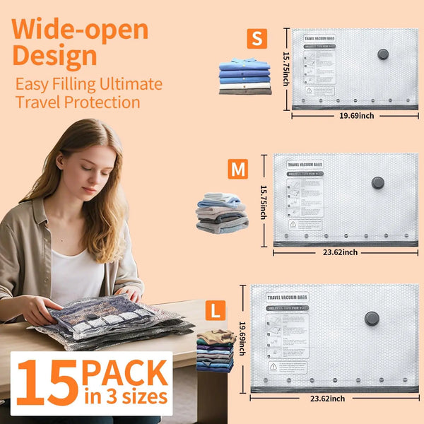 Travel-Smart Vacuum Bags Set