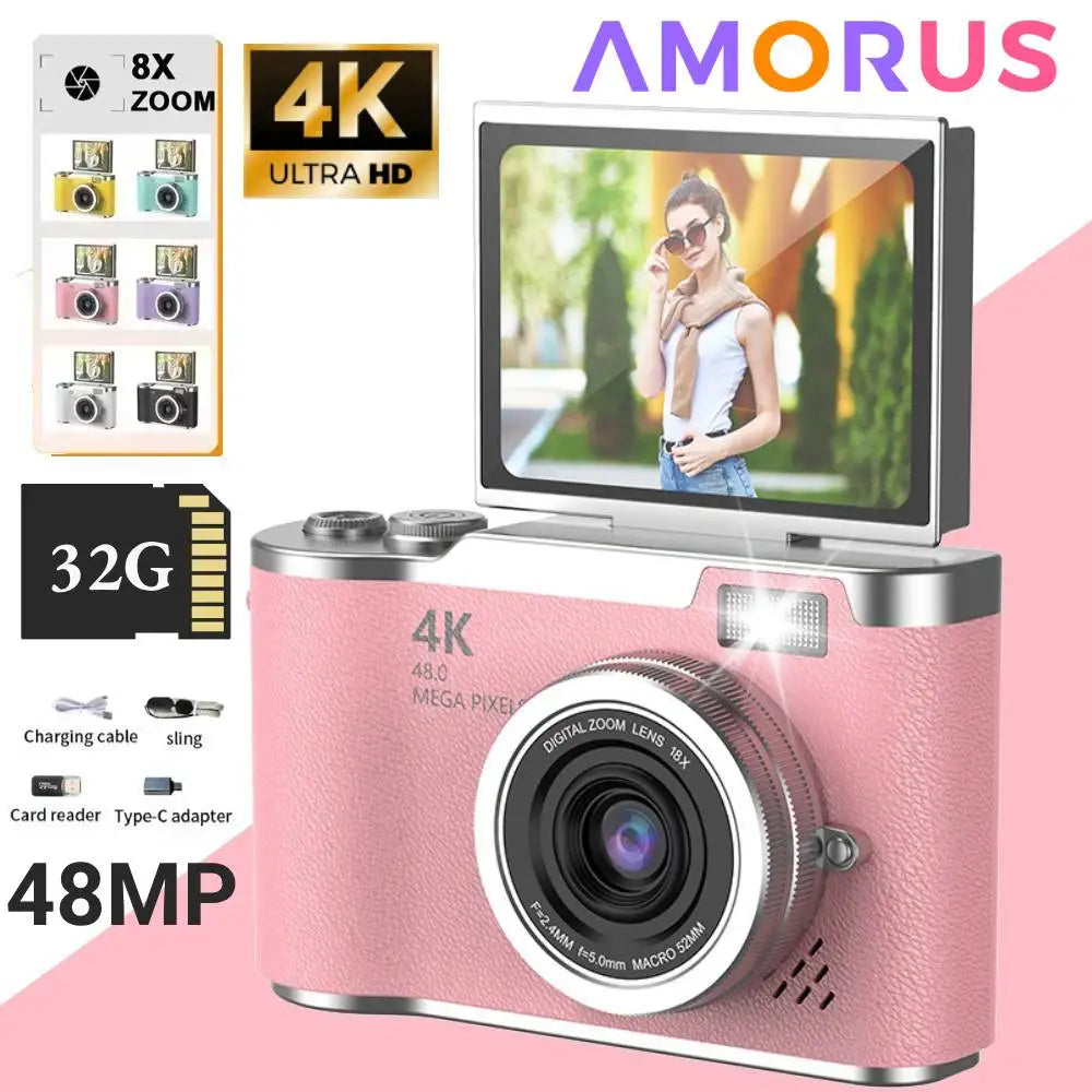 Flip-Screen Selfie Camera