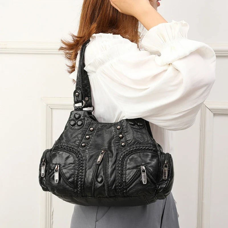 Y2K Punk Goth Shoulder Bag