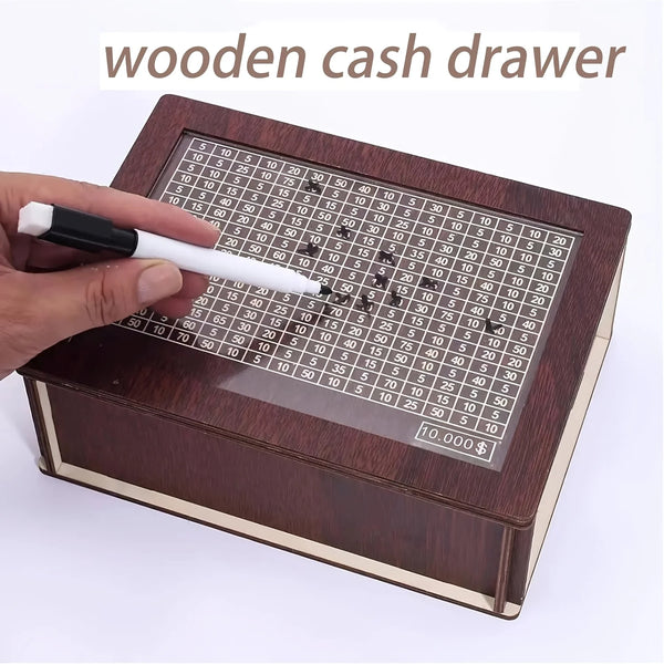 Smart Savings Wooden Money Box